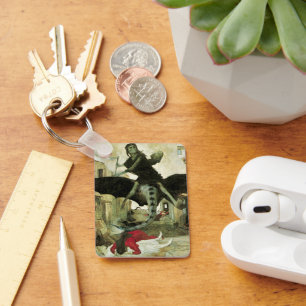 Porte-clés La Peste d'Arnold Böcklin, Symbolisme Vintage