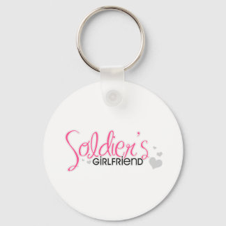 Porte-clés La petite amie du soldat (rose)