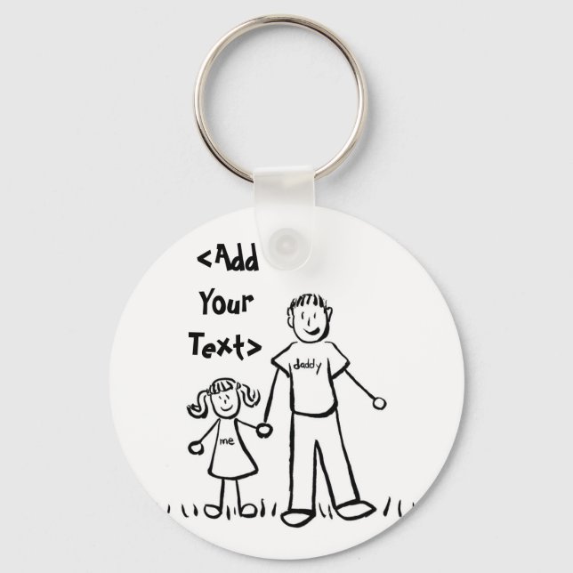 Porte-clés La Porte - clé de papa (Recto)