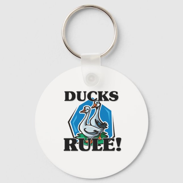 Porte-clés La règle des DUCKS ! (Recto)