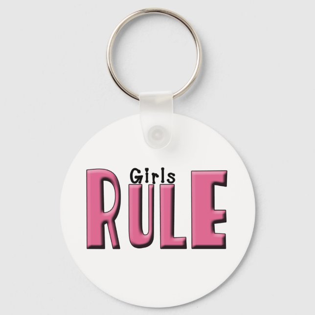 Porte-clés La règle des filles (Recto)