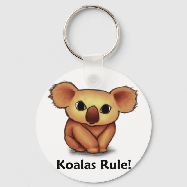 Porte-clés La règle des Koalas ! (Recto)