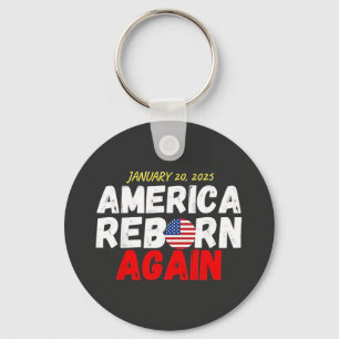 Porte-clés La renaissance de l'Amérique maga à nouveau Trump 