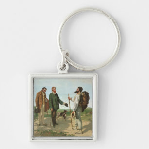 Porte-clés La Rencontre, ou Monsieur Courbet, 1854 de Bonjour