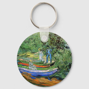 Porte-clés La rive de l'Oise à Auvers par Vincent van Gogh