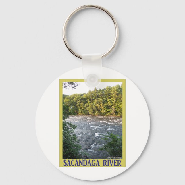 Porte-clés La rivière Sacandaga (Recto)