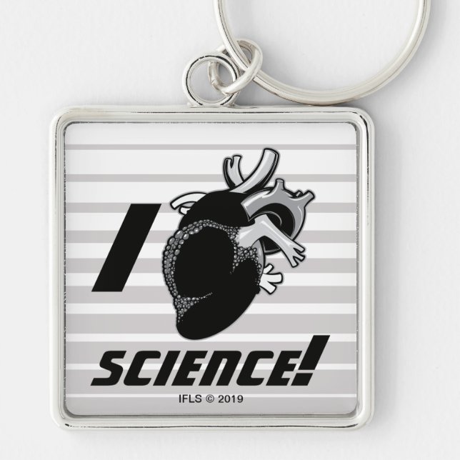 Porte-clés La Science I (de coeur anatomique) (Devant)