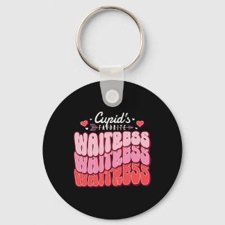 Porte-clés La serveuse préférée de Cupidon pour la Saint-Vale
