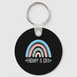 Porte-clés La thérapie est cool Sensibilisation à la santé me