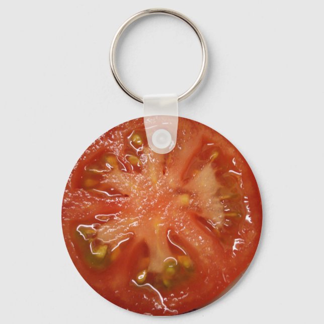 Porte-clés La tomate à tranches parfaites (Recto)