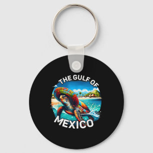 Porte-clés La Tortue De Mer Graphique Golfe Du Mexique N'Oubl