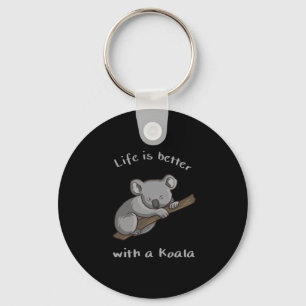 Porte-clés La Vie Est Meilleure Avec Koala