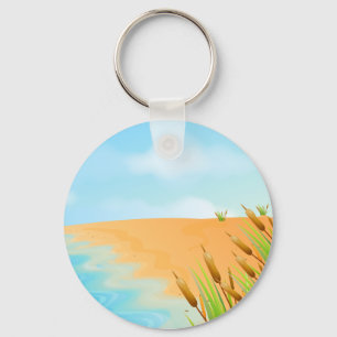 Porte-clés La vie est une plage