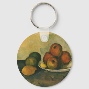 Porte-clés La vie morte avec les pommes par Paul Cezanne