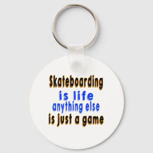 Porte-clés La vie toute autre chose de Skateboarding.is est