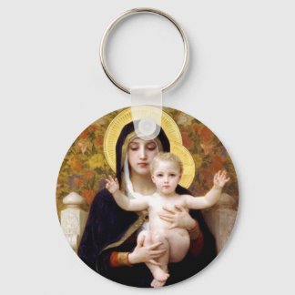 Porte-clés La Vierge des Lillies