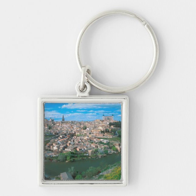 Porte-clés La ville antique de Tolède, en Espagne. (Devant)