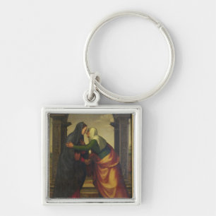 Porte-clés La visite de St Elizabeth à Vierge Marie