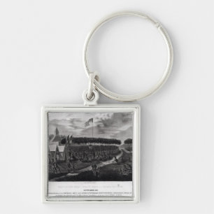 Porte-clés La vue du grand Traité s'est tenue à la prairie 