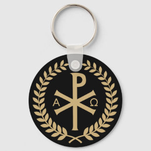 Porte-clés Labarum - Chi Rho - Norme impériale romaine