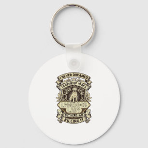 Porte-clés Labrador Lady Dog Crown Shield_1
