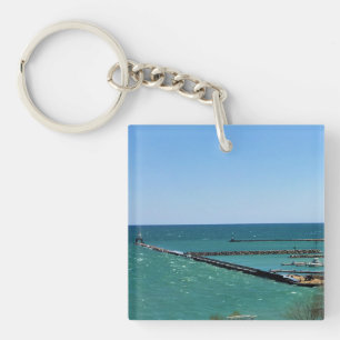 Porte-clés Lac Michigan, Port Washington, Wisconsin