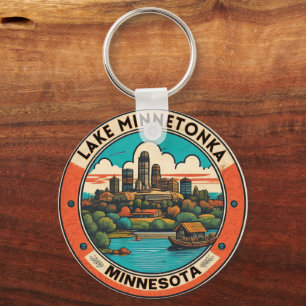 Porte-clés Lac Minnetonka, Minnesota pêche et navigation de p