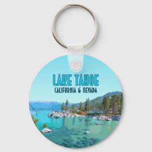 Porte-clés Lac Tahoe Californie Nevada Vintage