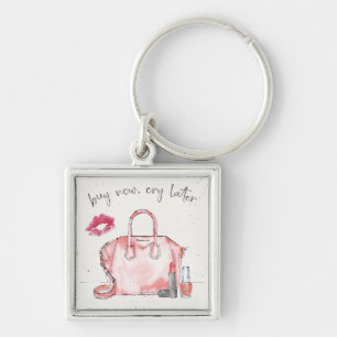 Porte-clés L'achat de la mode   d'aquarelle pleurent