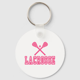 Porte-clés Lacrosse rose