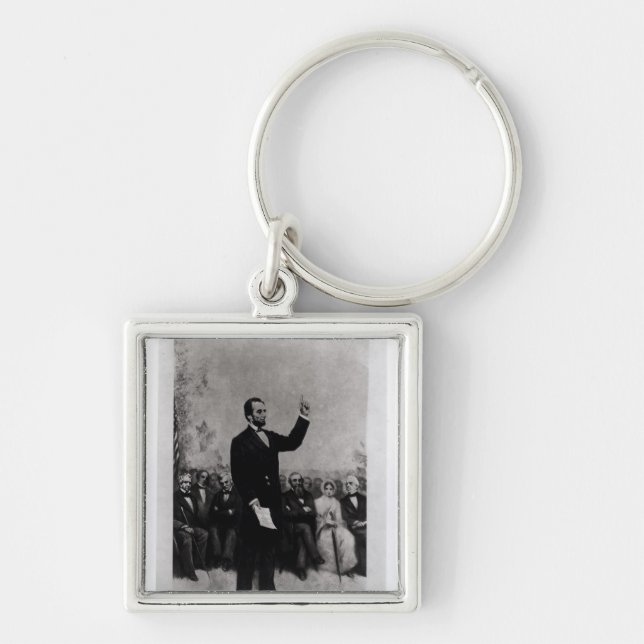 Porte-clés L'adresse de Lincoln à Gettysburg, 1895 (Devant)