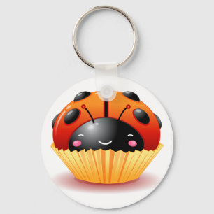 Porte-clés Ladybug Cupcake Porte - clé
