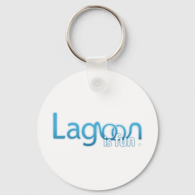 Porte-clés Lagoon est un logo amusant (Recto)