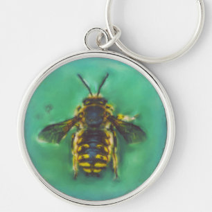 Porte-clés Laine Carder Bee