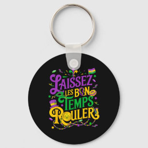 Porte-clés Laissez Les Bon Temps Rouler Mardi Gras Beads Fleu