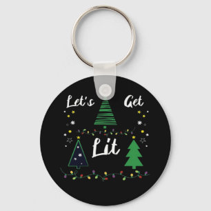 Porte-clés Laissons-nous Lit Drôle Noël Boire Essentiel