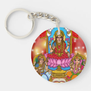 Porte-clés Lakshmi Ganesh