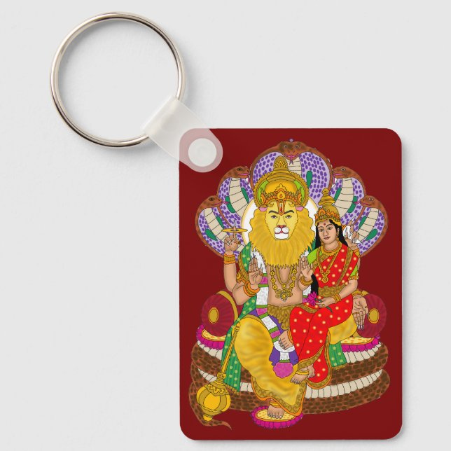 Porte-clés Lakshmi Narasimha Keychain (Recto)