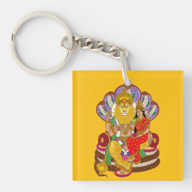Porte-clés Lakshmi Narasimha Keychain (Devant)