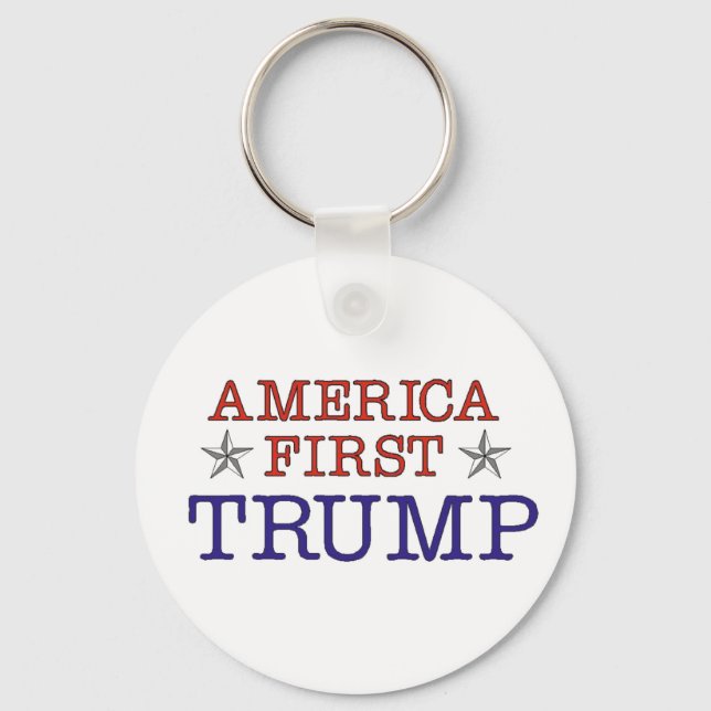 Porte-clés L'Amérique d'abord Trump (Recto)