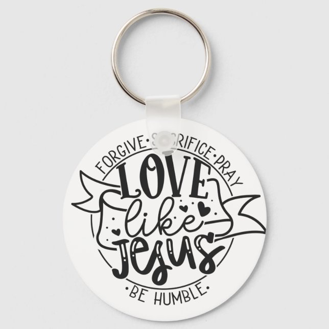 Porte-clés L'amour comme Jésus Porte - clé (Recto)