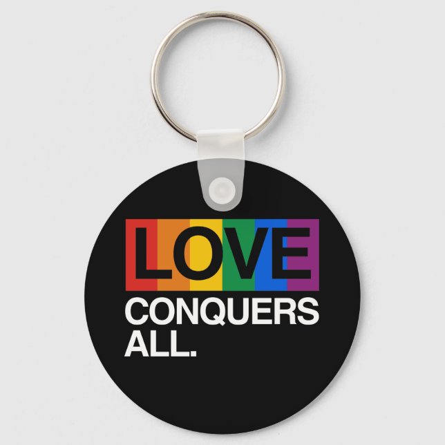 Porte-clés L'AMOUR CONQUÈTE TOUS -.png (Recto)