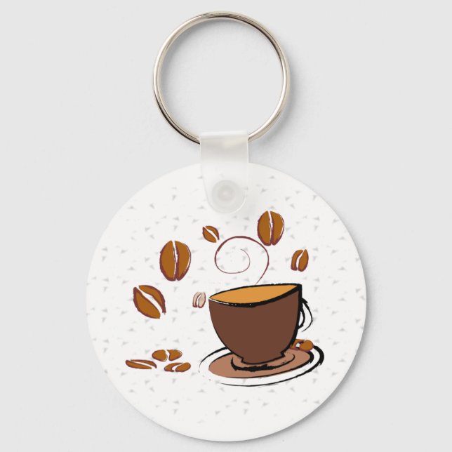 Porte-clés L'amour du café (Recto)