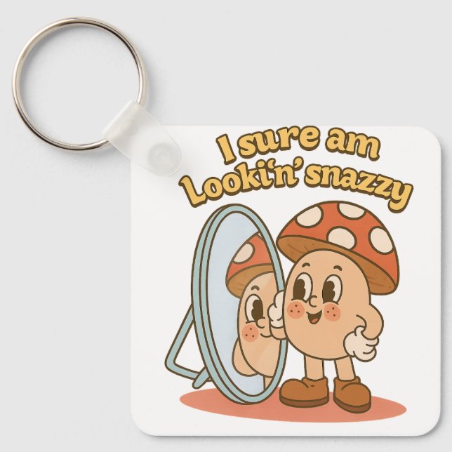 Porte-clés L'amour du champignon (Recto)