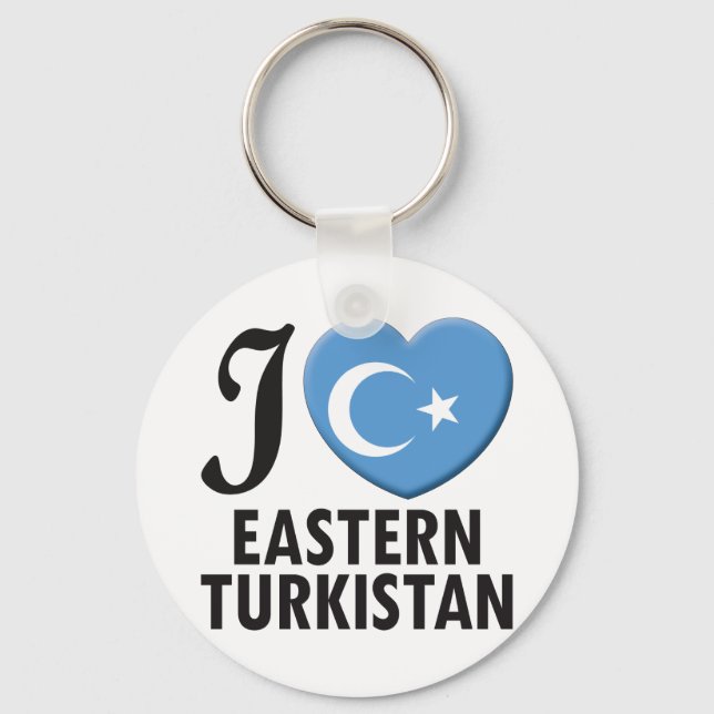 Porte-clés L'amour du Turkestan oriental (Recto)