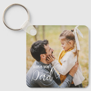 Porte-clés L'Amour Personnalisé Papa Photo