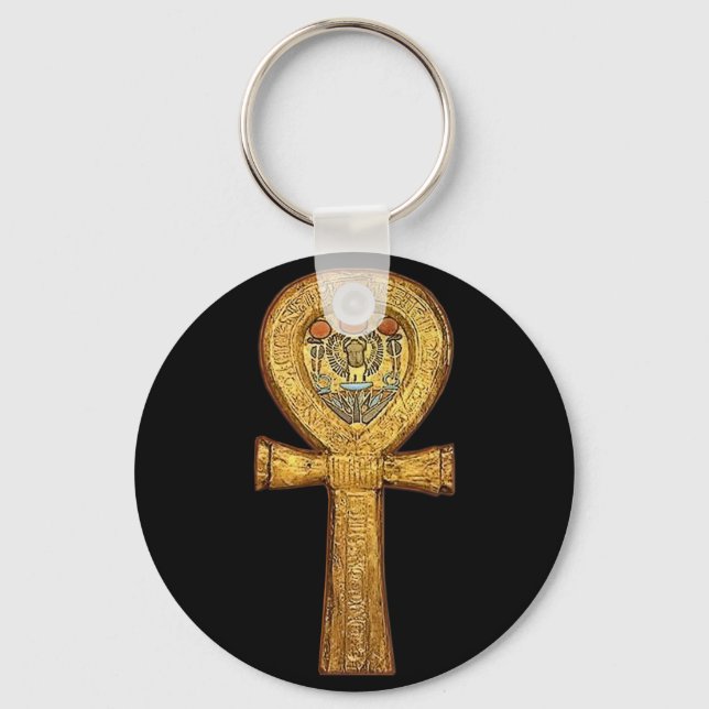 Porte-clés L'Ankh... Symbole de vie de l'Égypte antique (Recto)