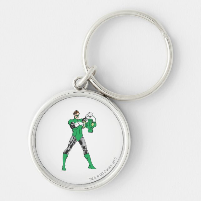 Porte-clés Lanterne verte avec lanterne (Devant)