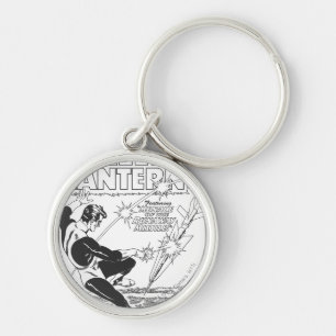 Porte-clés Lanterne Verte - missile Runaway, noir et blanc