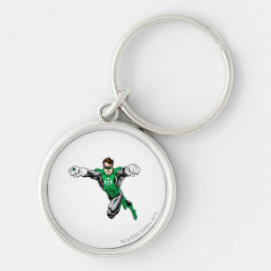Porte-clés Lanterne verte - regardant en avant